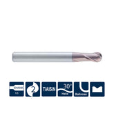 G-SH360-B2  2 Flutes, Ballnose - Big-tools Industrial Supply Tools for Metal Cutting